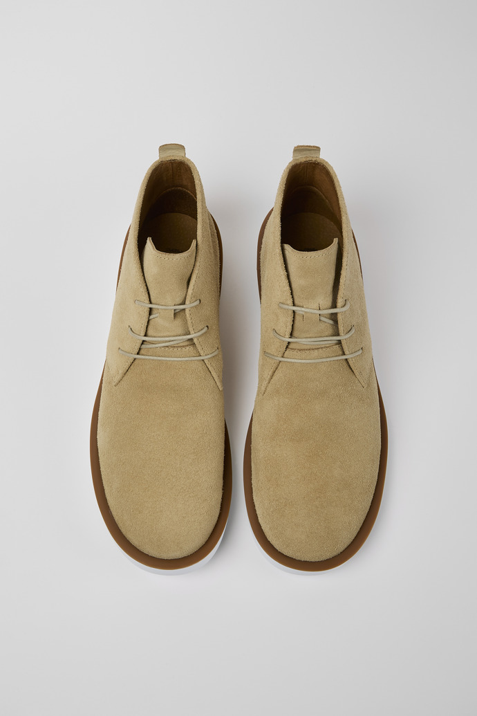 Beige Ankle Boots for Men - Fall/Winter collection - Camper USA