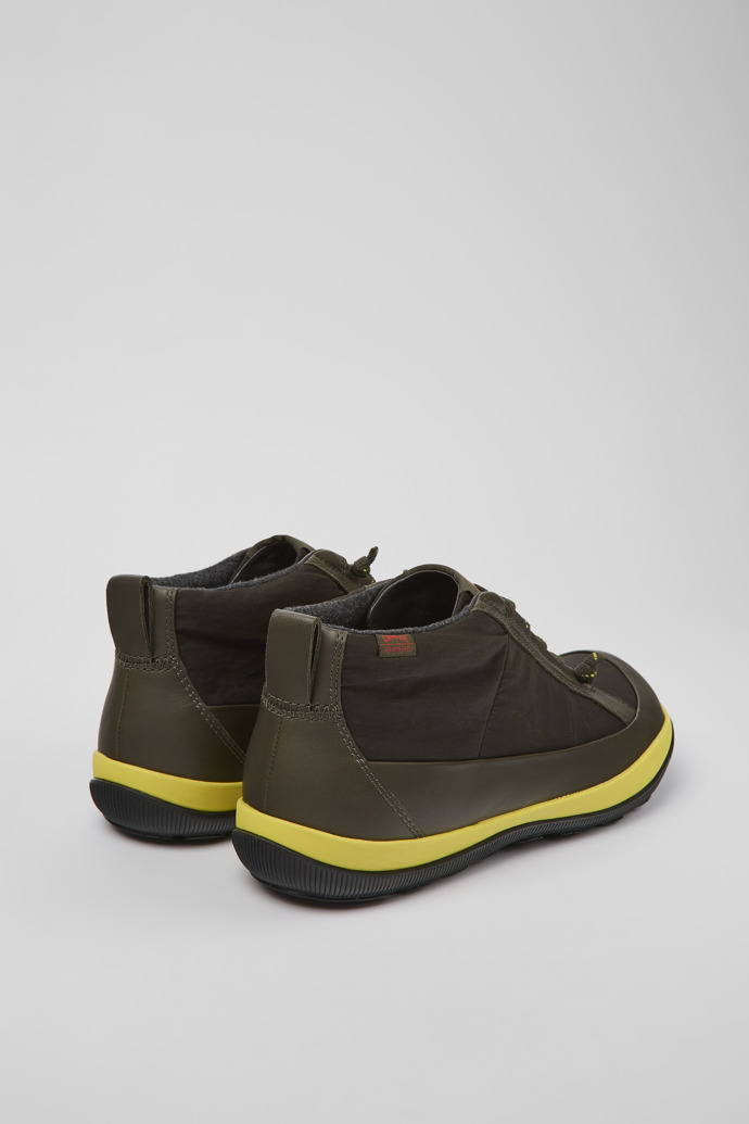 Back view of Peu Pista PrimaLoft® Green ankle boots for men
