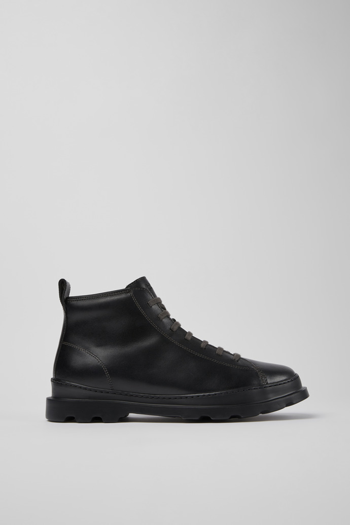 Image of Side view of Brutus Gray ankle boot for men