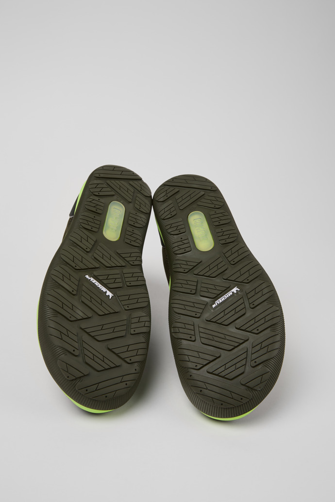 The soles of Peu Pista GM Multicolor Textile Ankle Boots for Men.