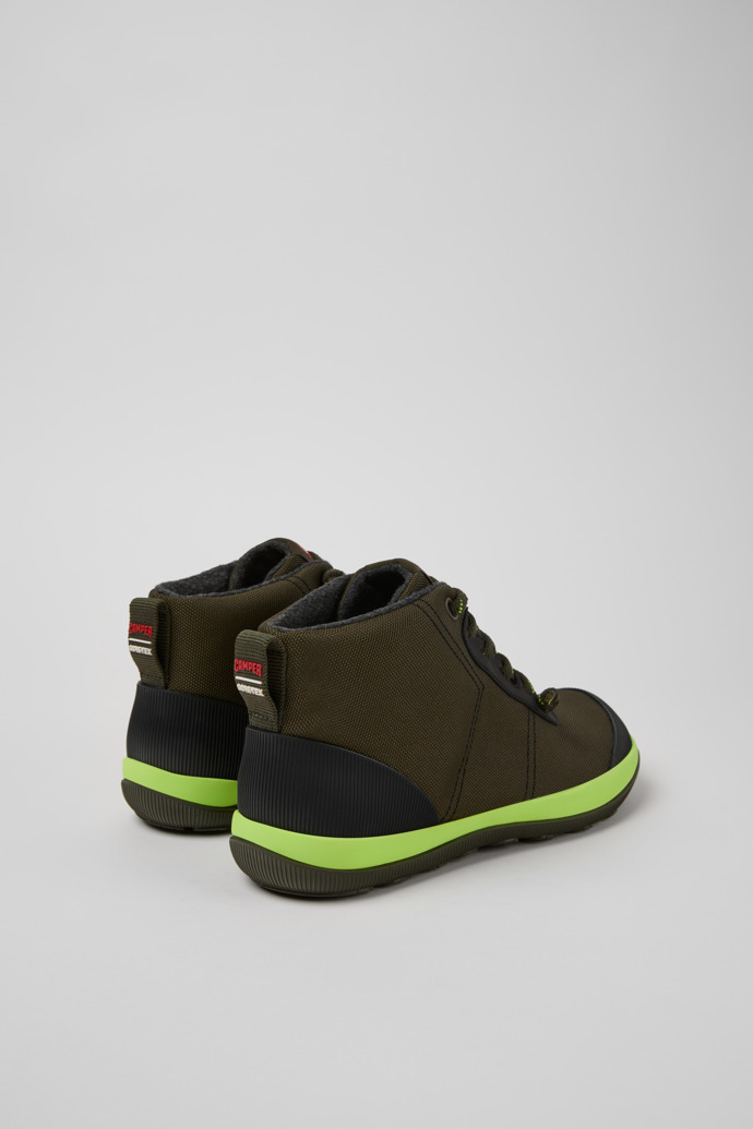 Back view of Peu Pista GM Multicolor Textile Ankle Boots for Men.