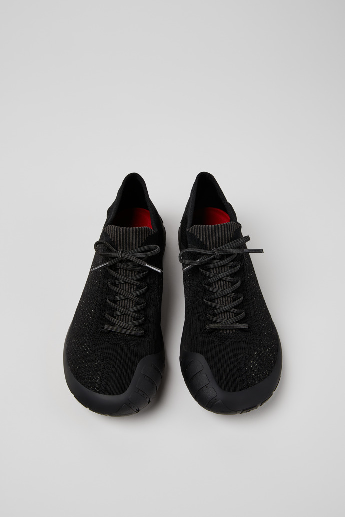 Overhead view of Peu Path Multicolor Recycled PET Sneaker Boots for Men.