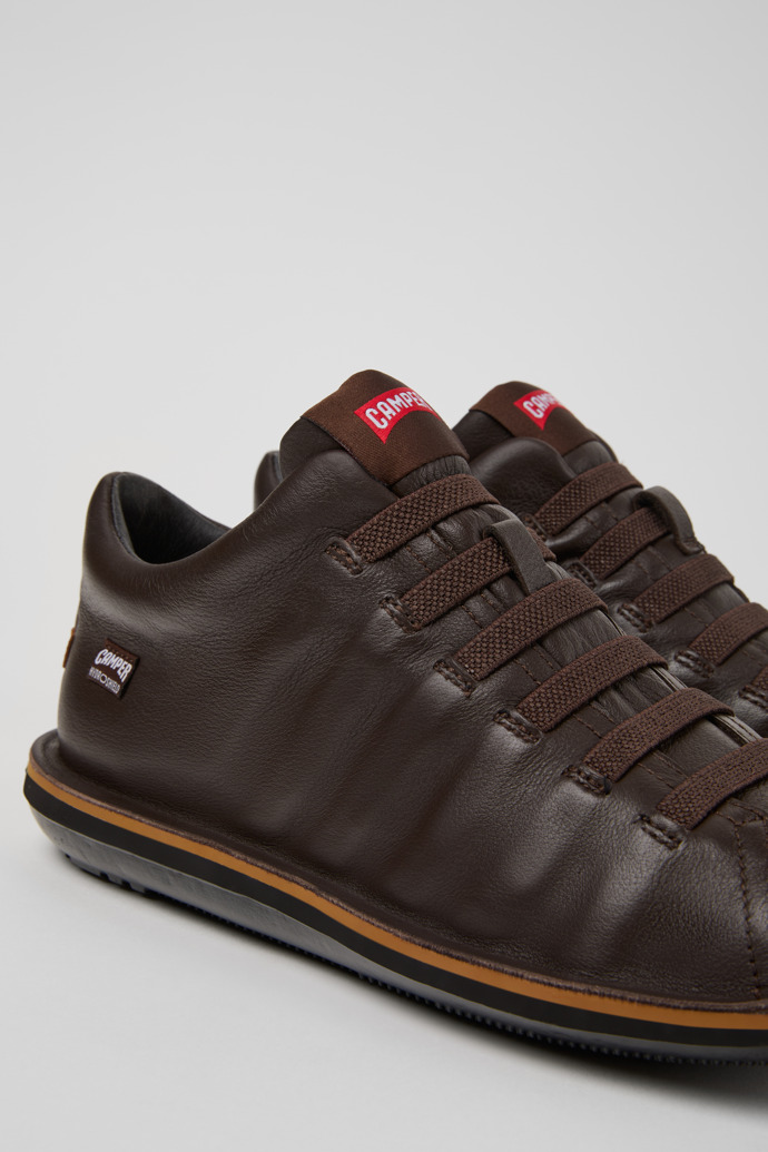 Beetle - HYDROSHIELD Bottines en cuir marron pour homme.