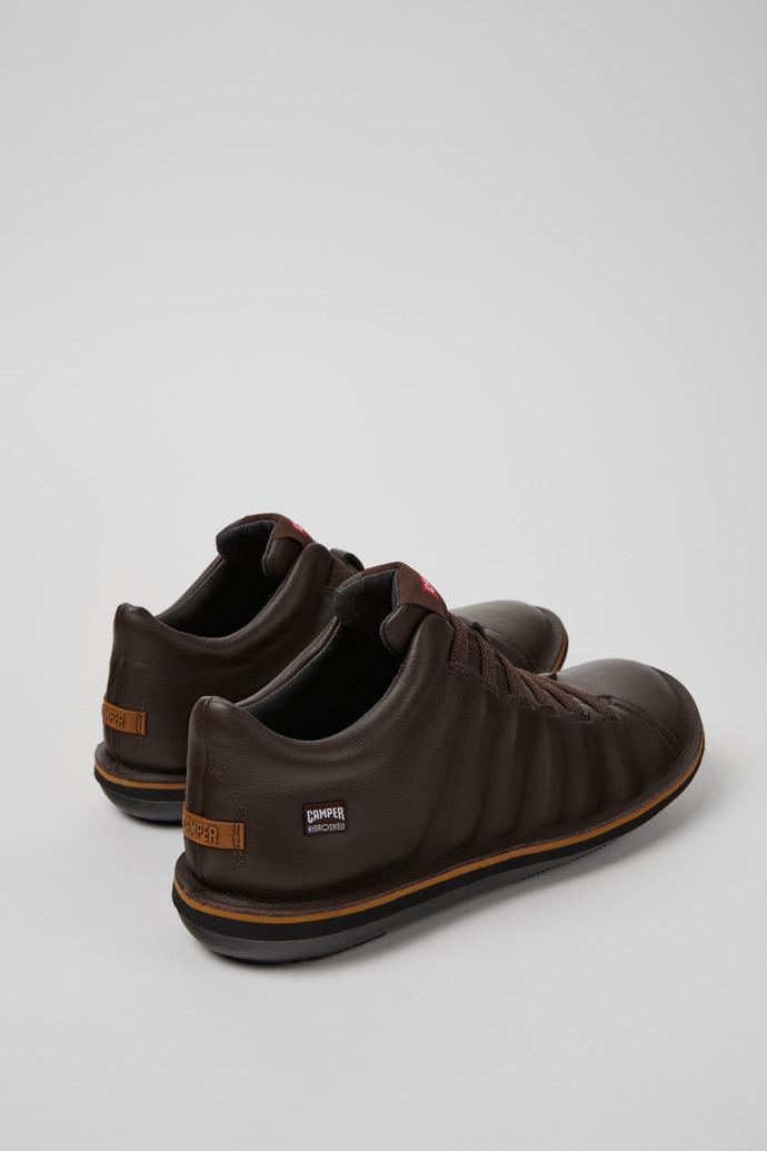 Beetle - HYDROSHIELD Bottines en cuir marron pour homme.