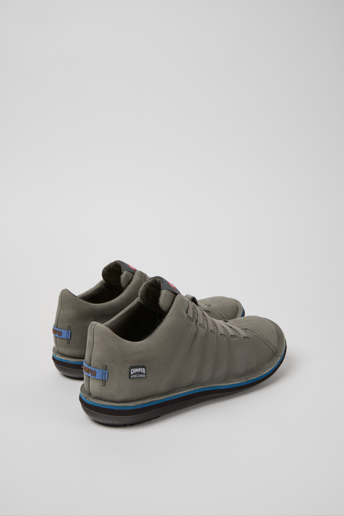 Beetle - HYDROSHIELD Graue Herrenstiefelette aus Nubukleder.