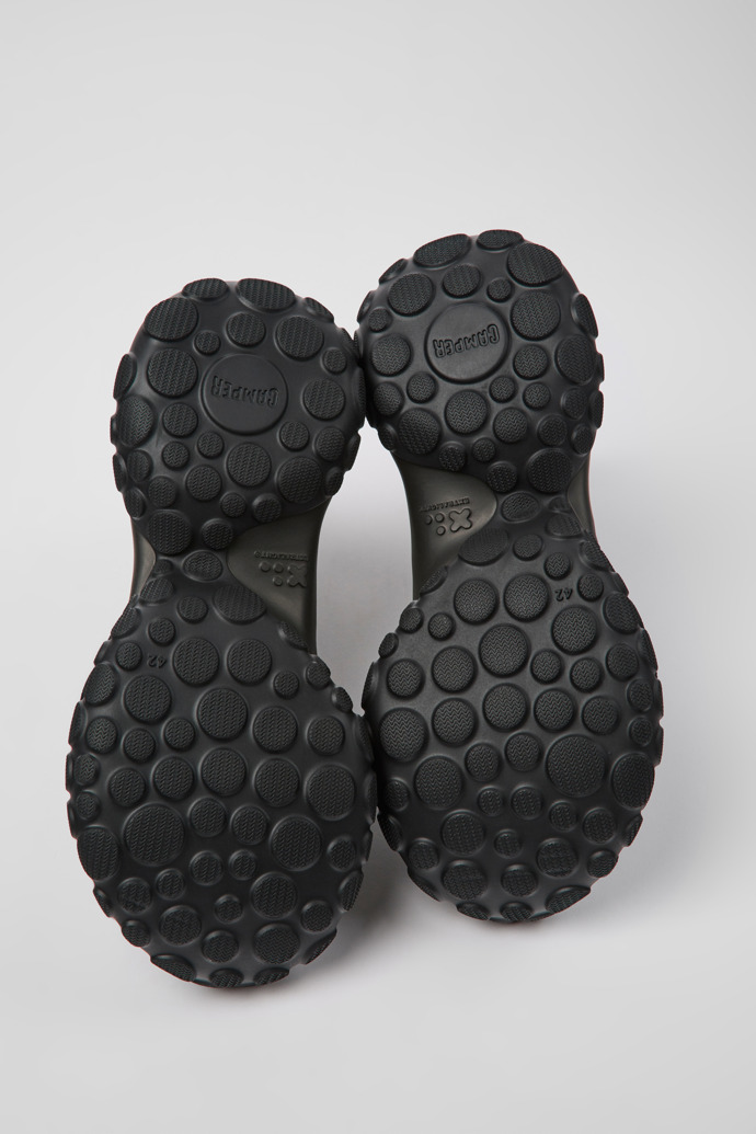 The soles of Pelotas Mars Black responsibly raised leather ankle boots