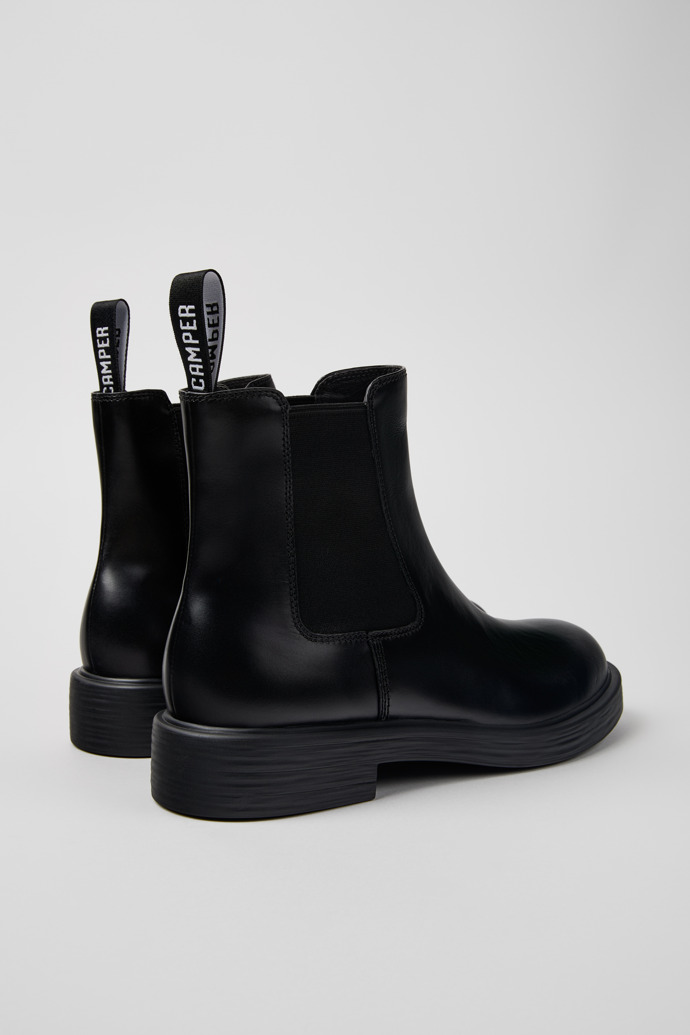 Dean Bottines en cuir noir pour homme