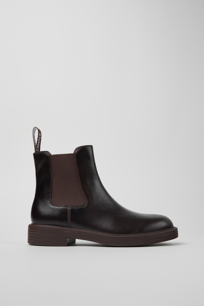 Dean Botins em couro castanhos para homem