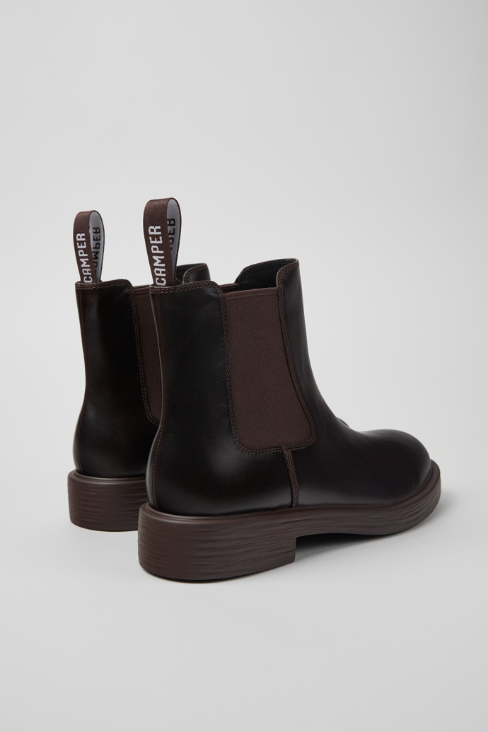 Dean Botins em couro castanhos para homem