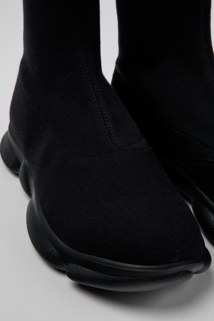 Karst Bottes mi-hautes en TENCEL™ Lyocell™ et PET recyclé noir pour homme.