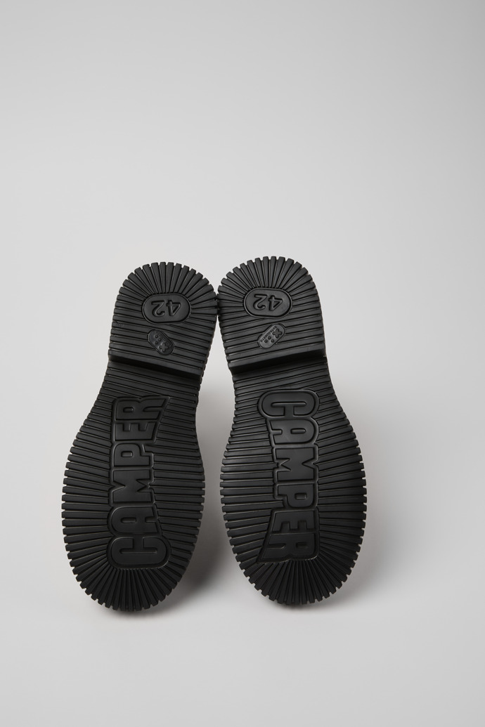 Pix Berlin Botas de media caña marrones de nobuk para hombre.