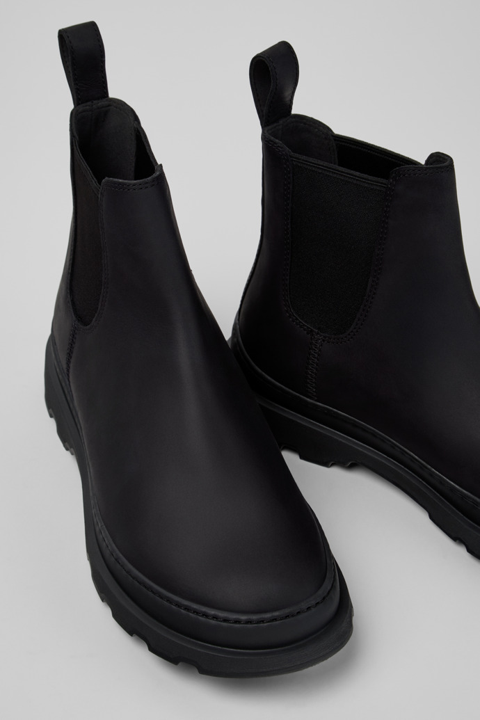 Brutus+ Botines negros de nobuk para hombre.