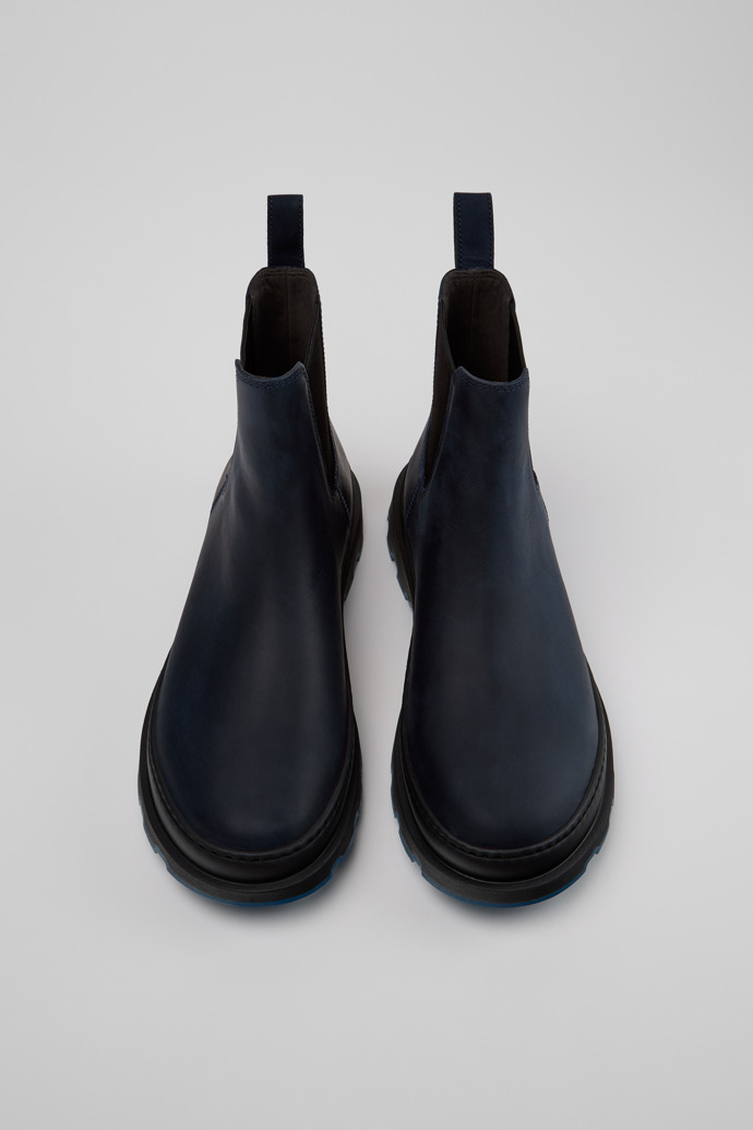 Brutus+ Botins de nubuc blaus per a home.