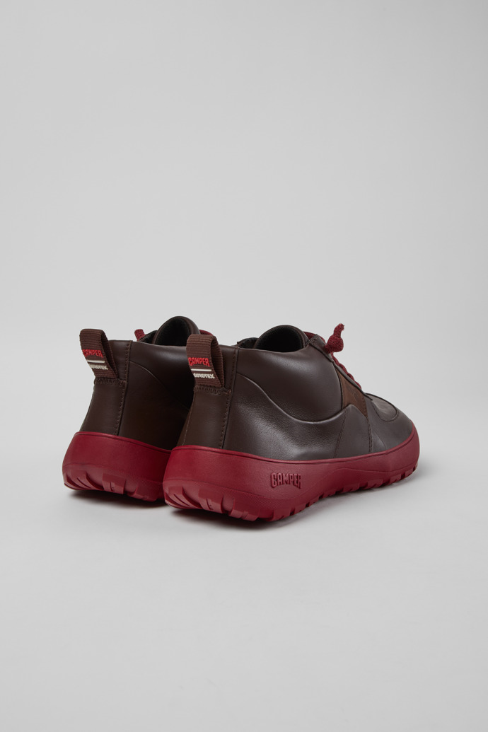 Peu Serra Botins de pell i nubuc marrons per a home.