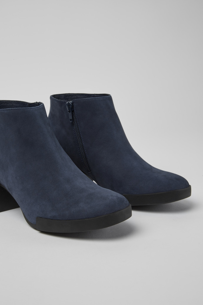 Close-up view of Lotta Blue Ankle Boots for Women