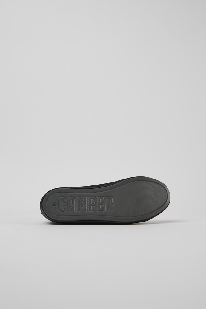 The soles of Hoops Black Sneakers for Women