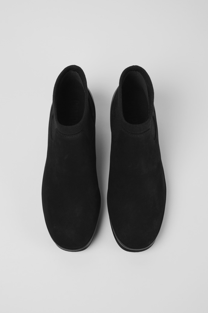 Overhead view of Alright Black women’s Chelsea boot