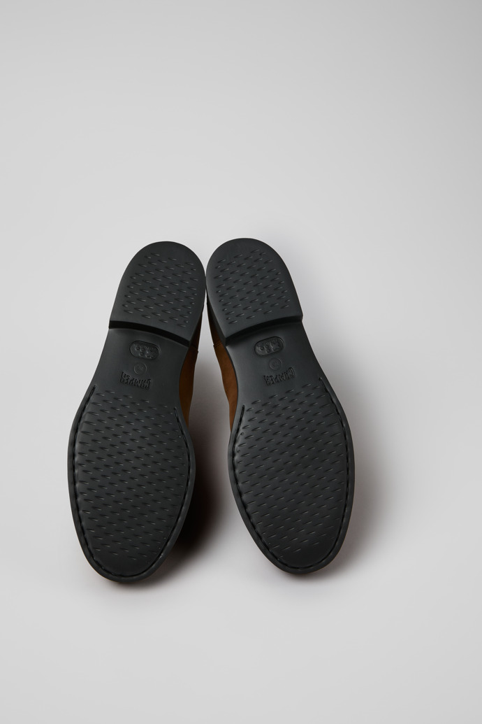 Iman Braune Stiefeletten aus Nubukleder für Damen.
