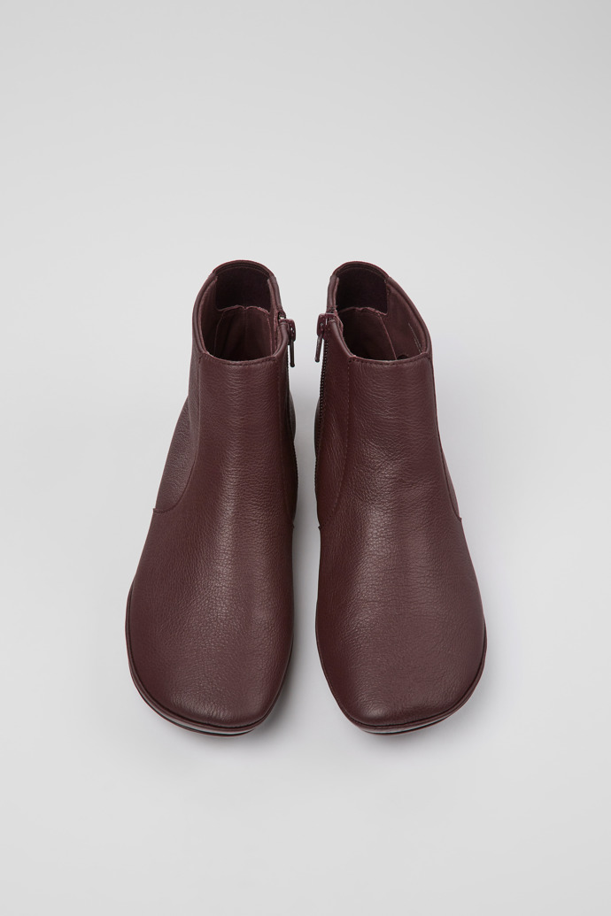 Right Stivaletto da donna in pelle bordeaux