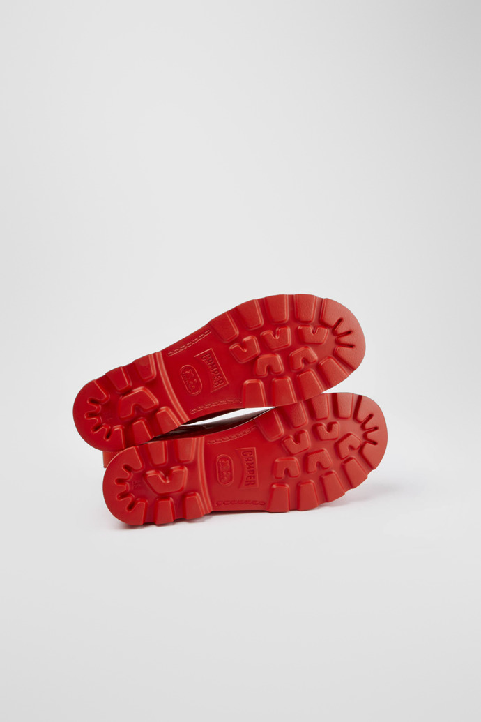 Brutus Roter Schnürstiefel aus Leder
