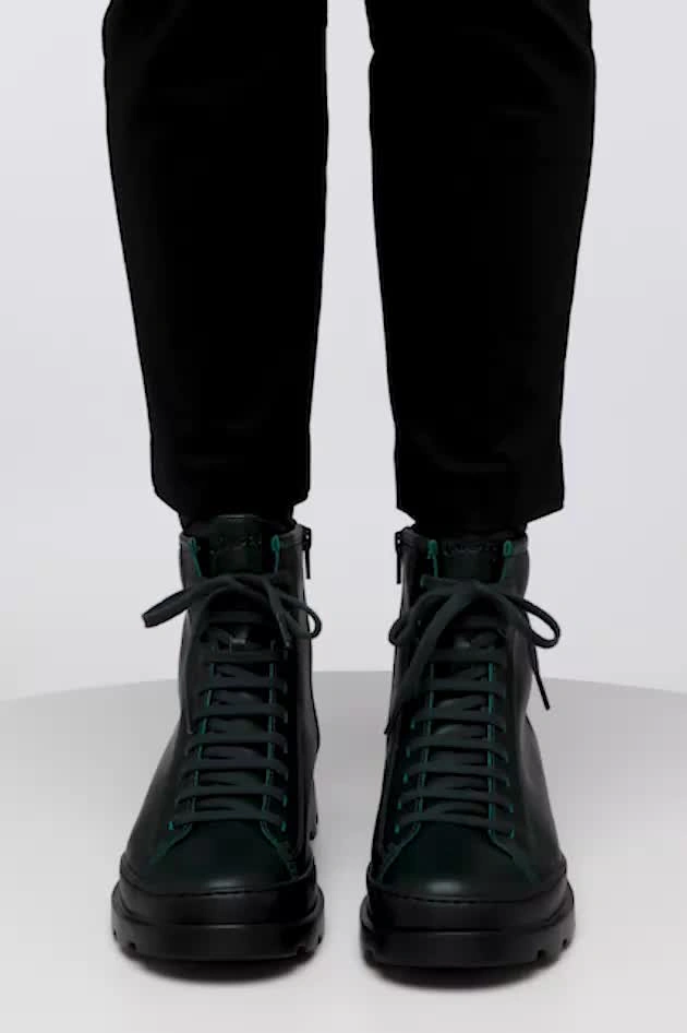 Brutus Green Ankle Boots for Women - Spring/Summer