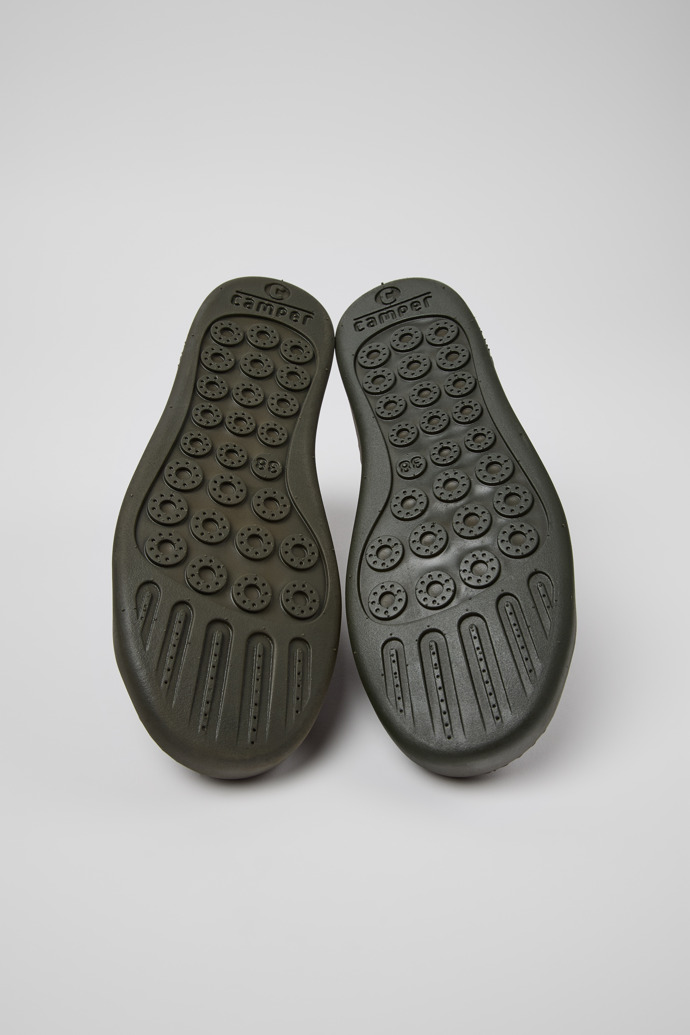 Peu Touring Sneakers botín verdes de piel para mujer.