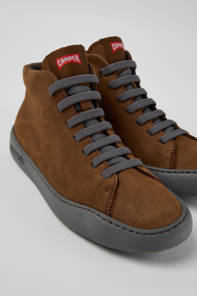 Peu Touring Sneakers in nabuk marrone da Donna.