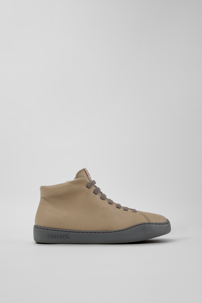 Peu Touring Beige Leder-Sneaker für Damen.