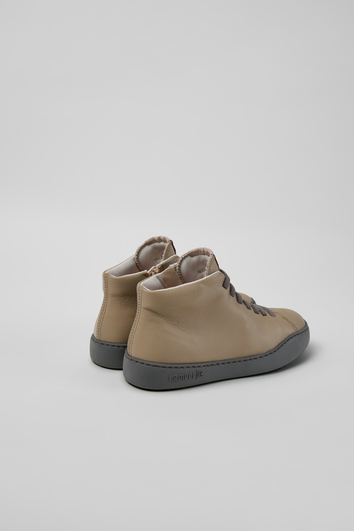 Peu Touring Beige Leder-Sneaker für Damen.