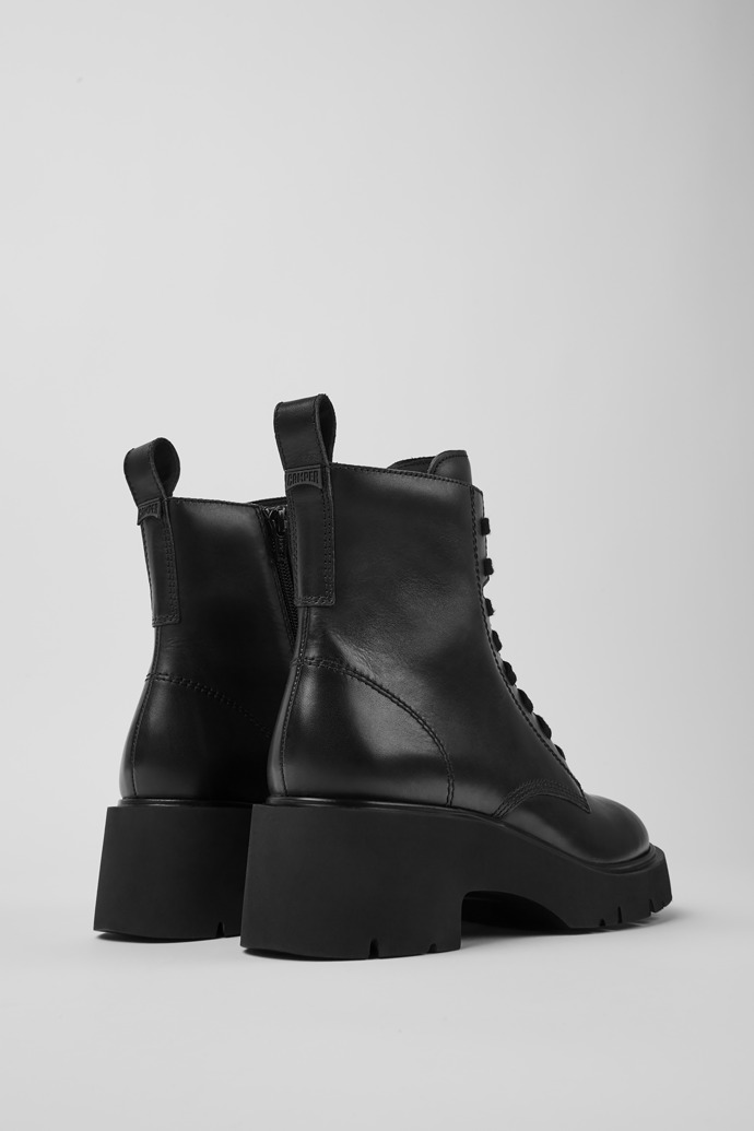 Milah Bottes noires à lacets pour femme