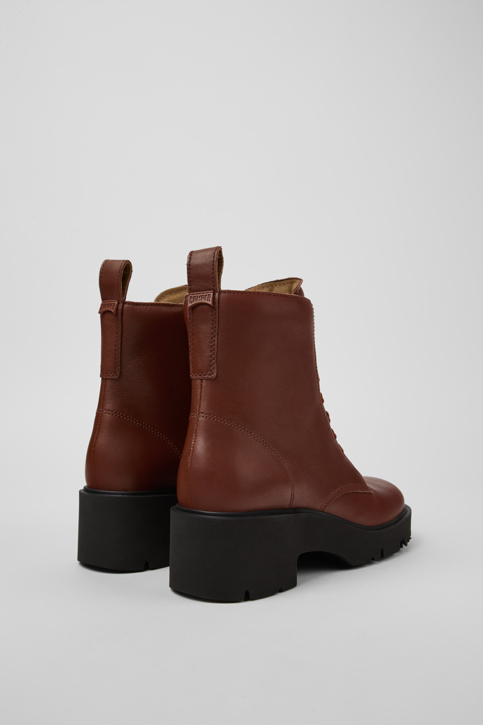 Milah Bottes rouges à lacets pour femme