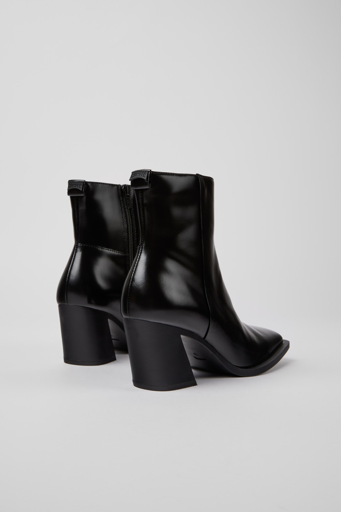 Patent black hot sale boots womens