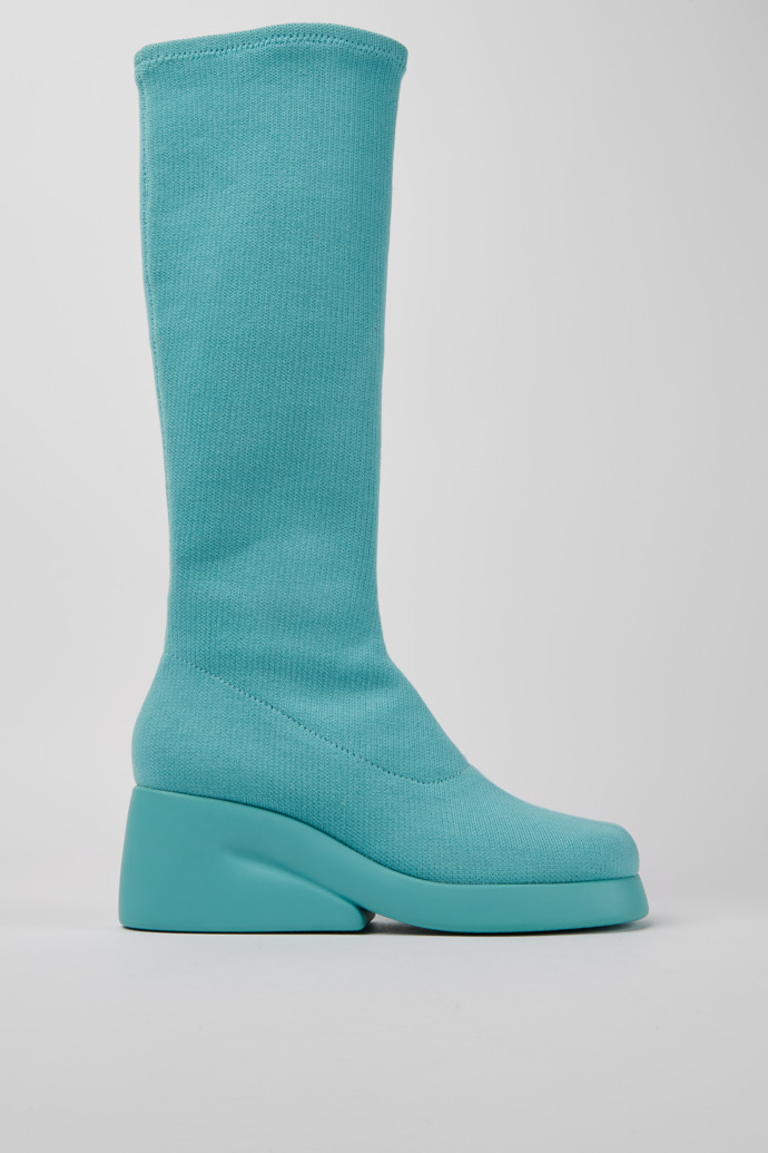 Side view of Kaah Turquoise boots for women