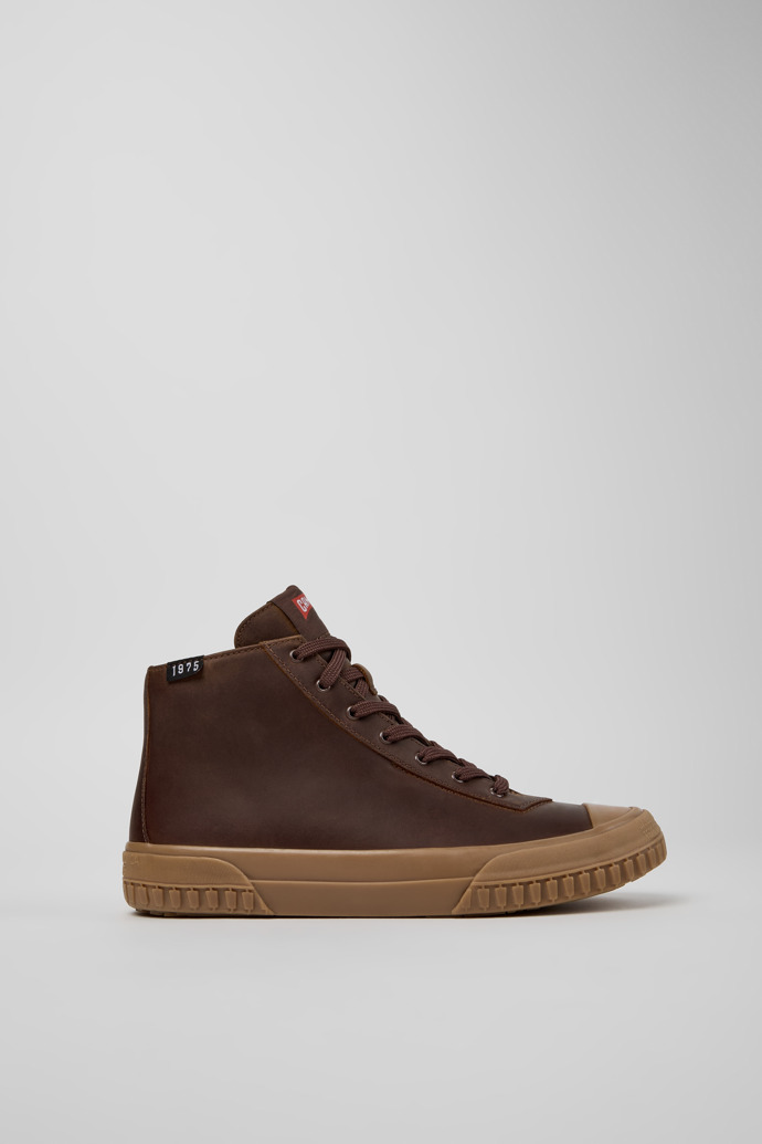 Side view of Camaleon Gray Sneaker Booties for Women.
