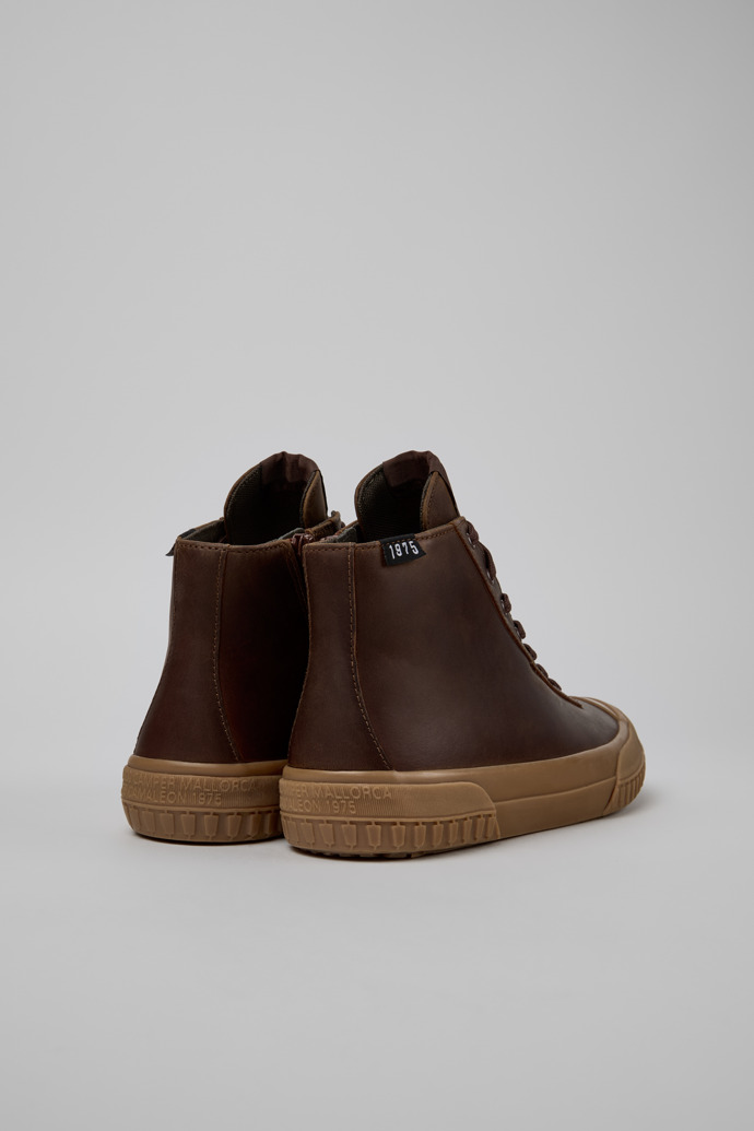 Back view of Camaleon Gray Sneaker Booties for Women.