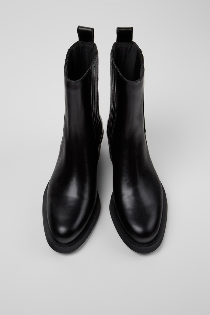 Bonnie Botas de piel negras para mujer