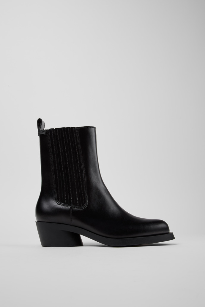 Bonnie Botas de piel negras para mujer