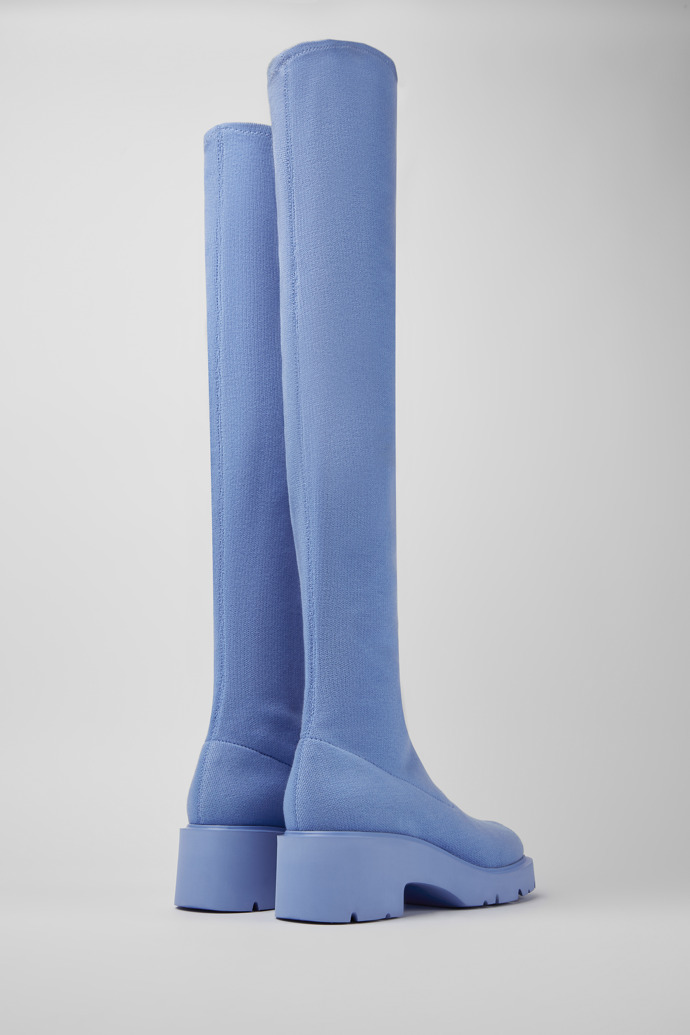 Milah TENCEL® Botas de cano alto em Lyocell TENCEL™ azuis para mulher