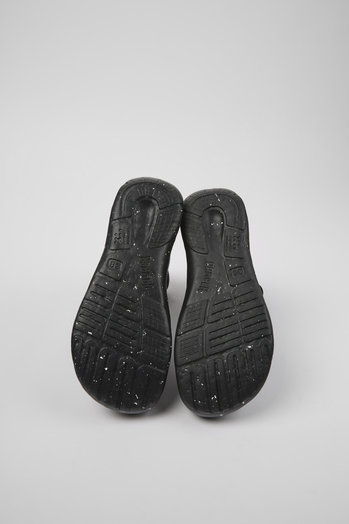The soles of Peu Stadium TENCEL® Black TENCEL™ Lyocell boots for women
