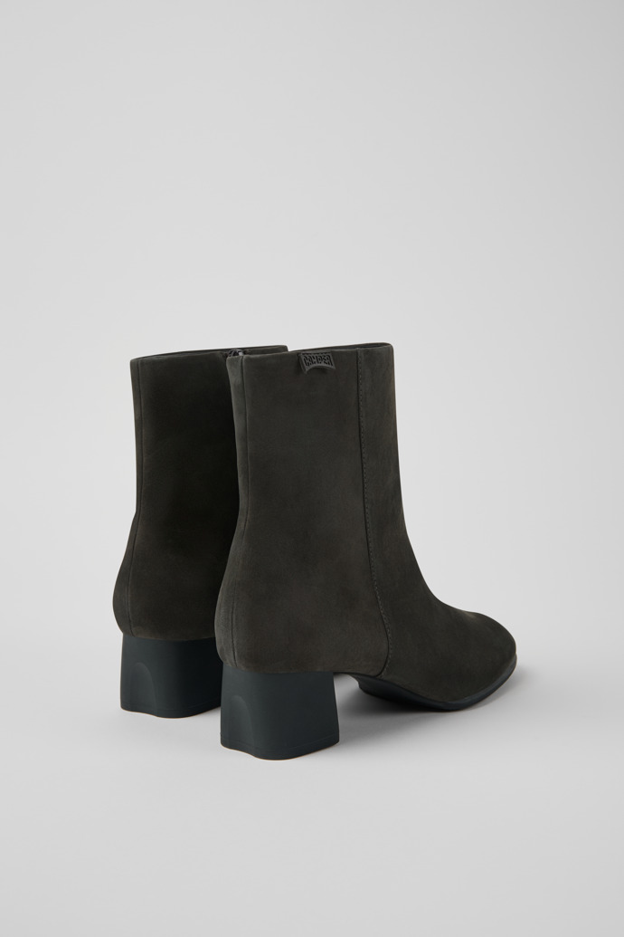 Back view of Katie Gray nubuck ankle boots