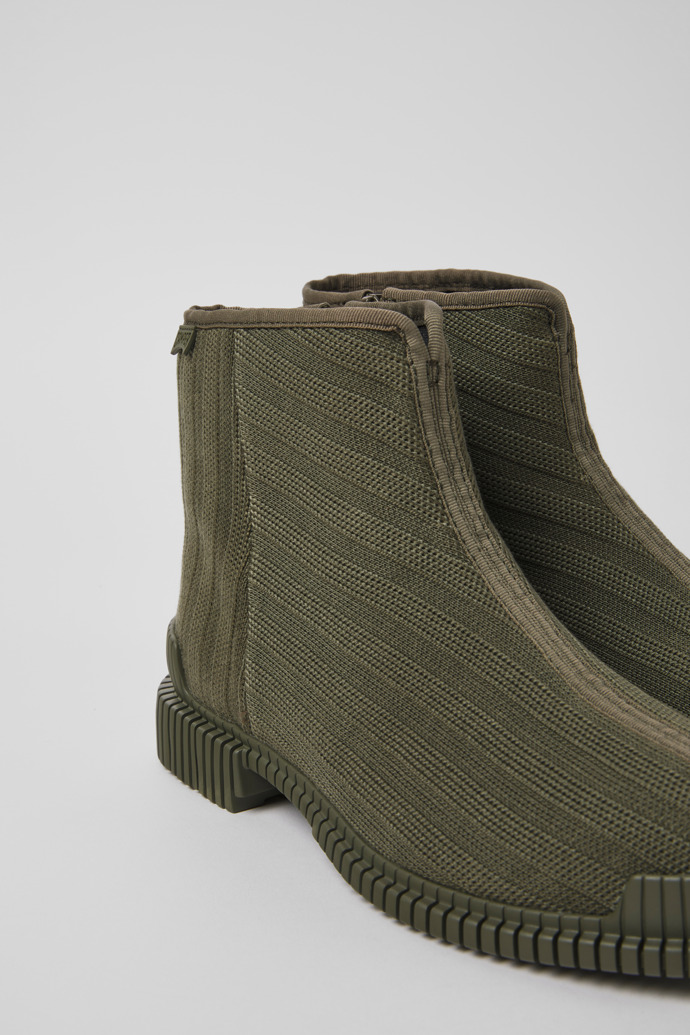 Close-up view of Pix TENCEL® Green TENCEL™ Lyocell ankle boots for women