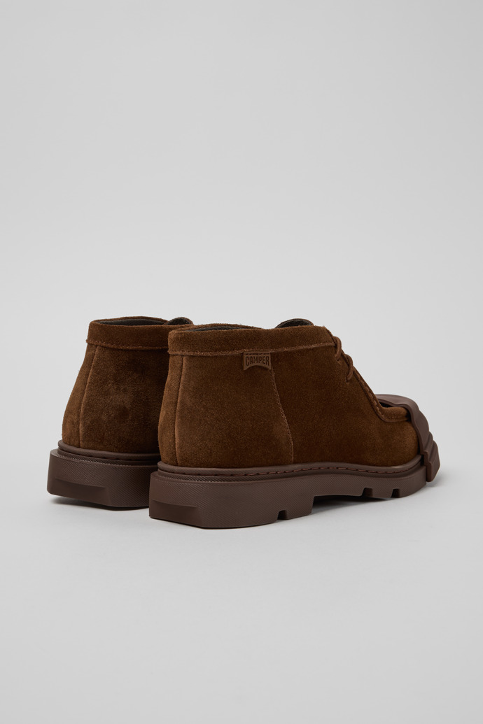 Junction Braune Wildleder-Stiefeletten für Damen.