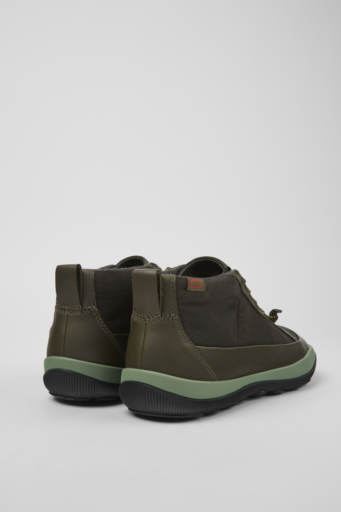 Back view of Peu Pista PrimaLoft® Green ankle boots for women