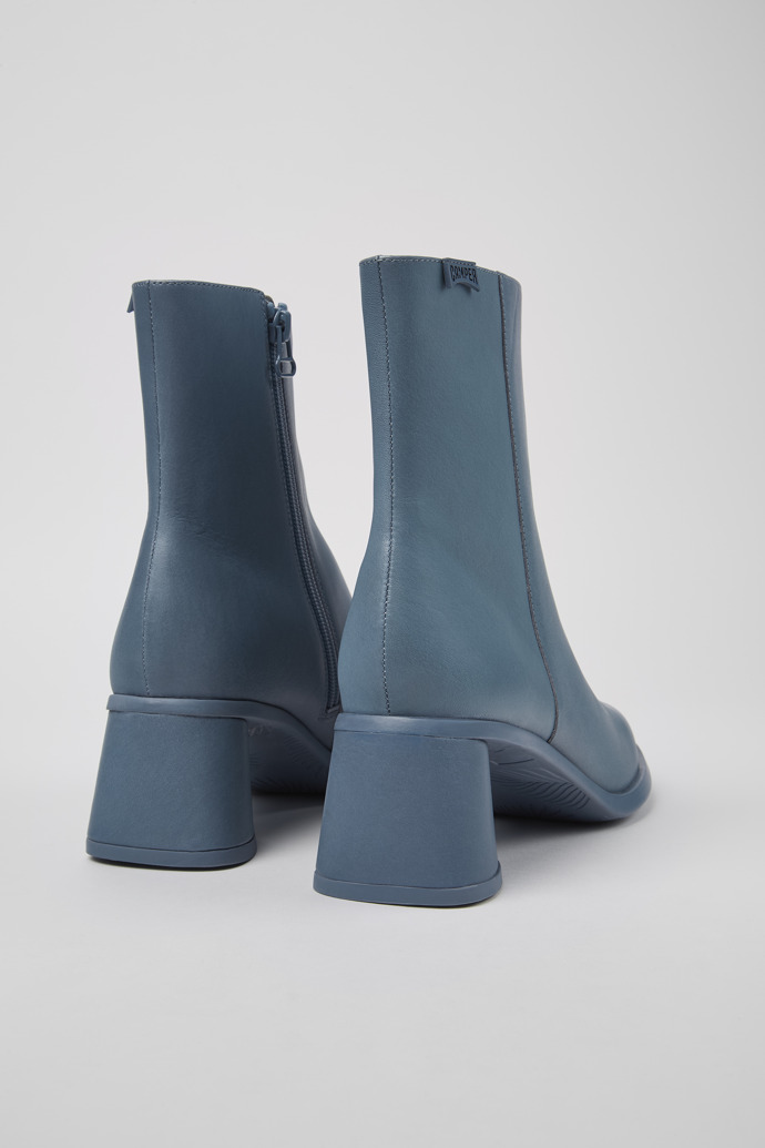 Kiara Bottes en cuir gris pour femme