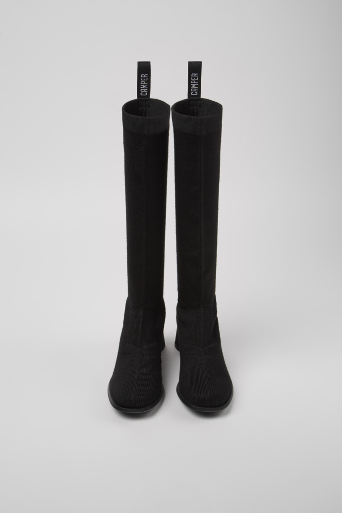 Kiara TENCEL® Botas de cano alto em têxtil pretas para mulher