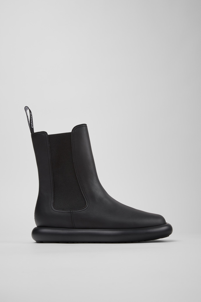 Onda Botines de piel negra para mujer.