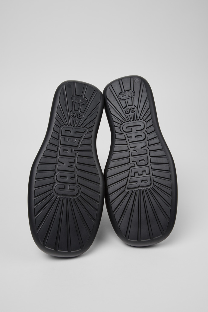 Onda Botines de piel negra para mujer.