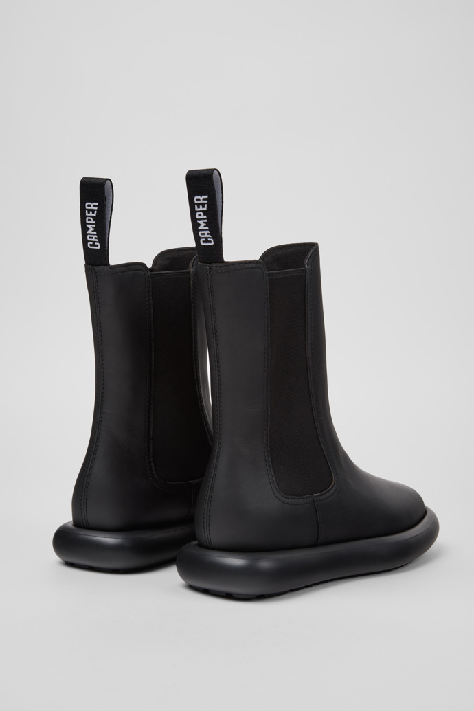 Onda Botines de piel negra para mujer.