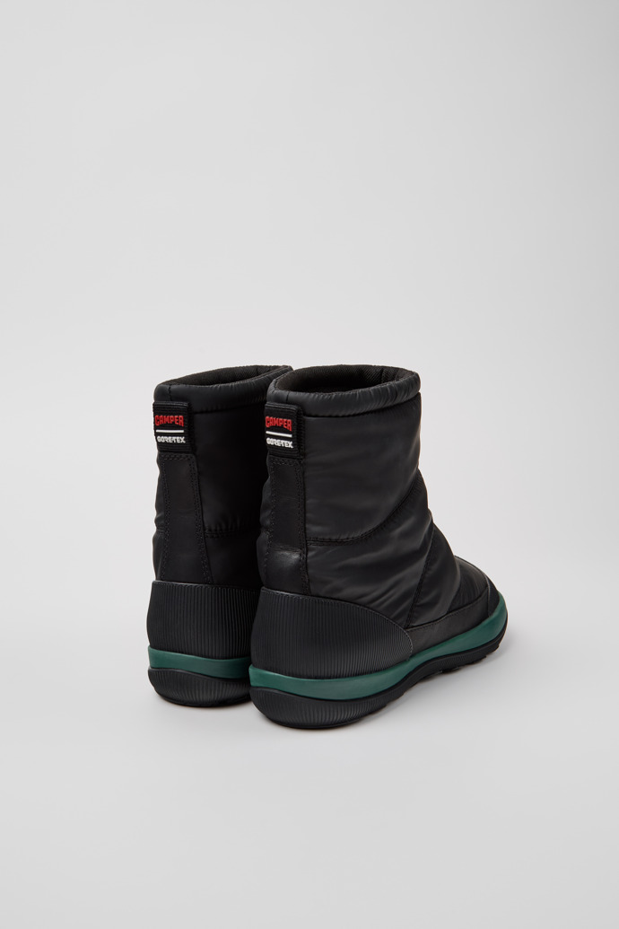 Peu Pista GM - GORE-TEX Μαύρες μεσαίες μπότες από ύφασμα και δέρμα για γυναίκες.