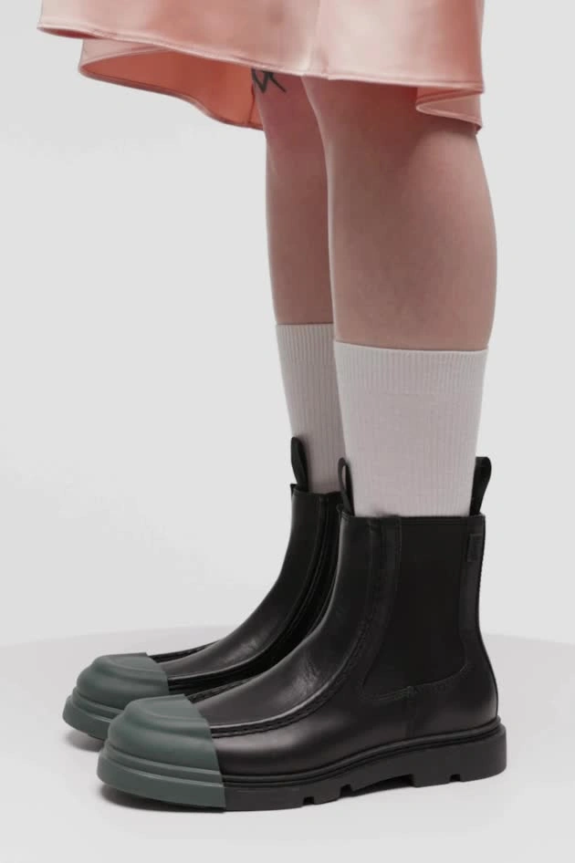 Junction Black Ankle Boots for Women - Spring/Summer